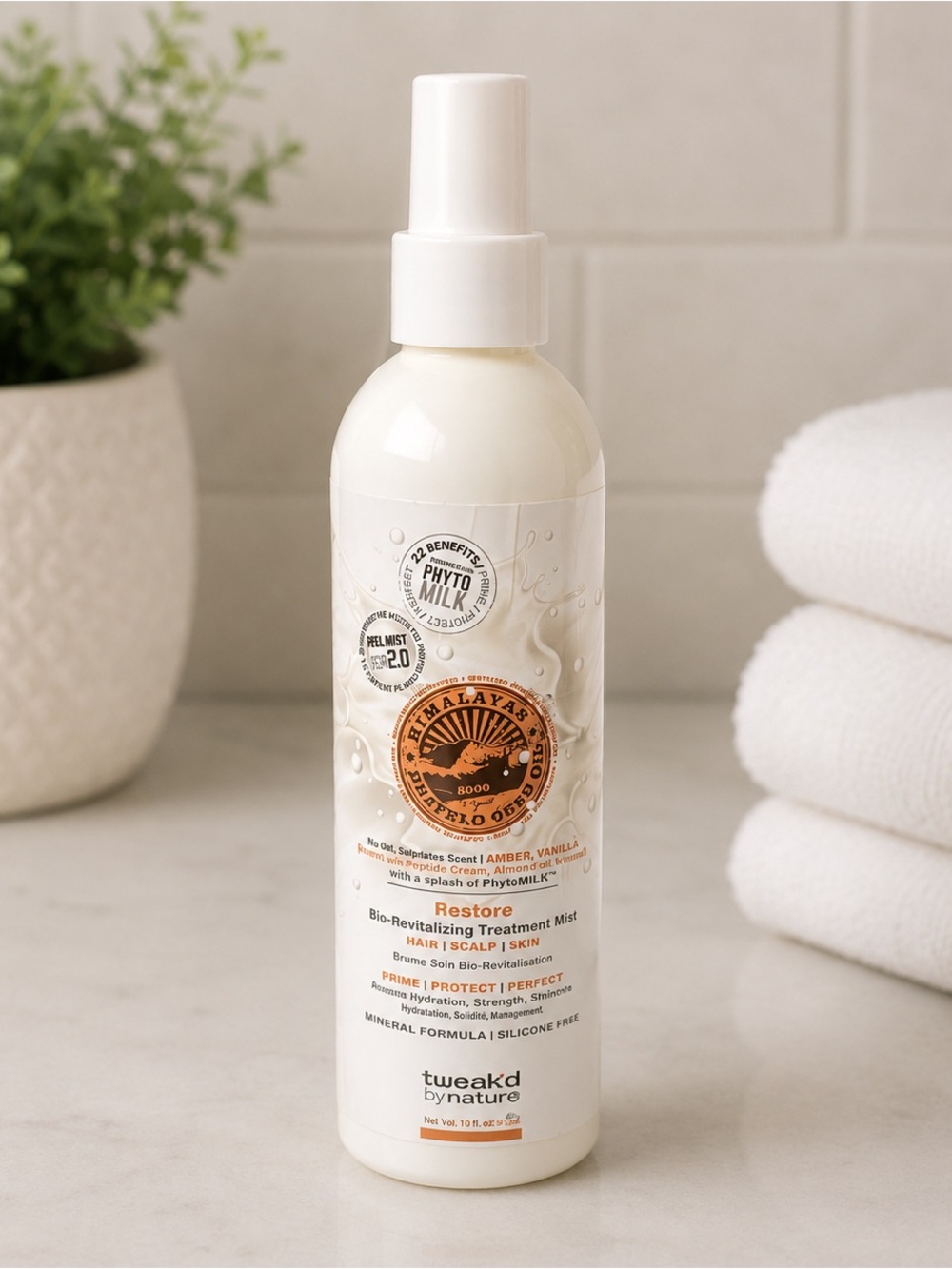 Tweak’d by Nature Restore Bio-Revitalizing Treatment Mist 10 fl - New
